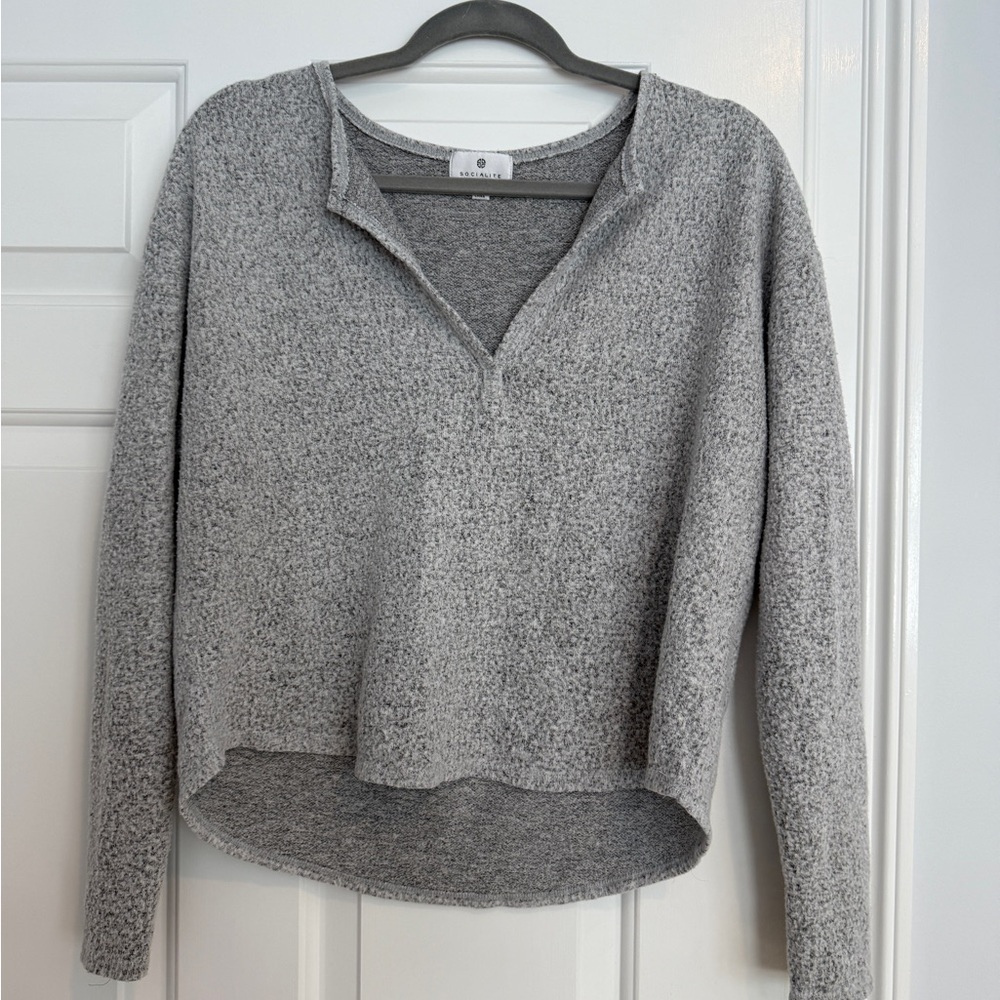 Socialite Gray Women's Sweater